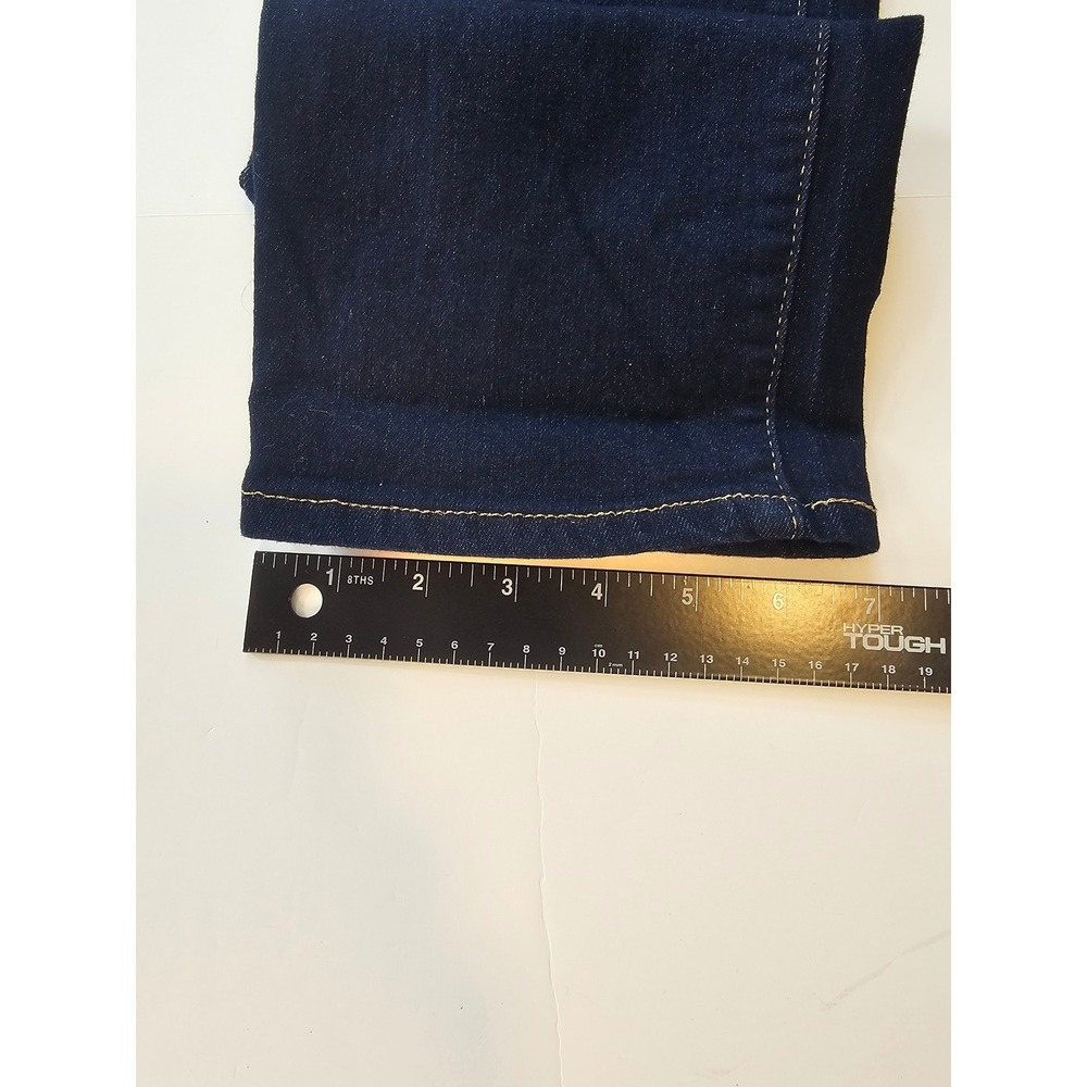 Levi's 724 High Rise Straight Jeans Women 29 Dark Wash Stretch Denim Slim Fit - Picture 6 of 9